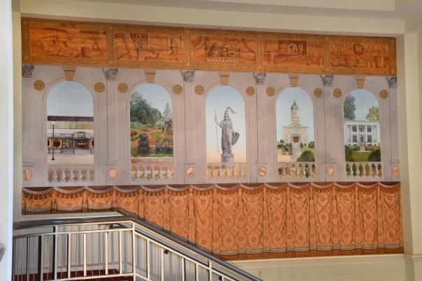 The Classic Center theatre new mural
