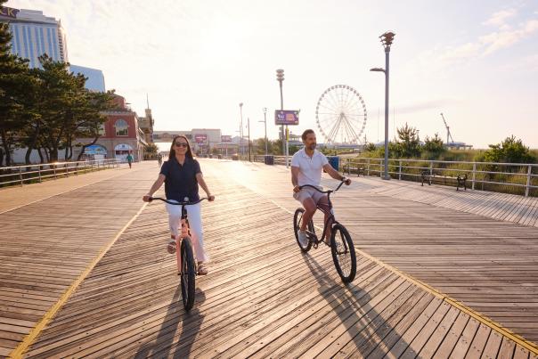 Biking on Atlantic City Boardwalk _ Talent 2