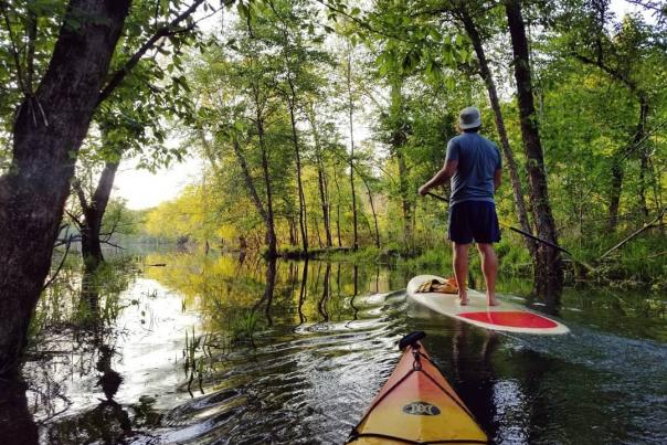 paddling; outdoors; labor day