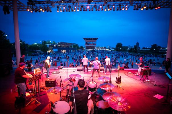 RiverEdge Park - Stage View