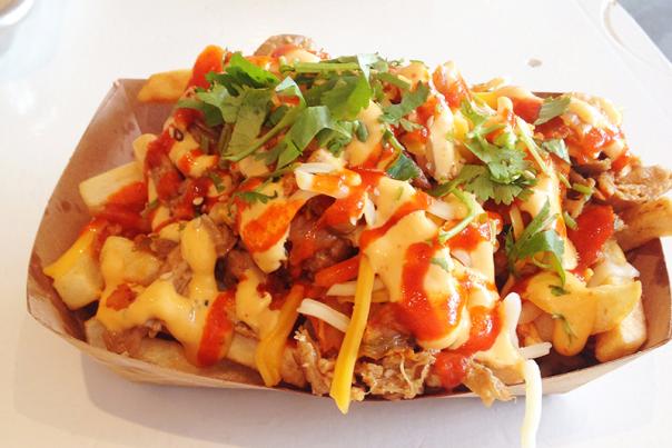 Chi'lantro BBQ, Kimchi Fries.