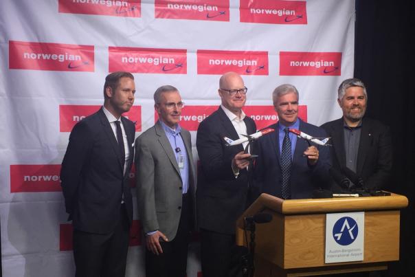 Norwegian Air Flight Announcement, Press Conference.