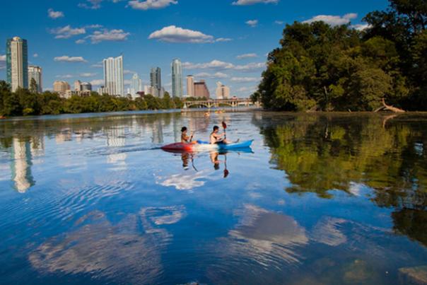 True Austin: Lake and Skyline