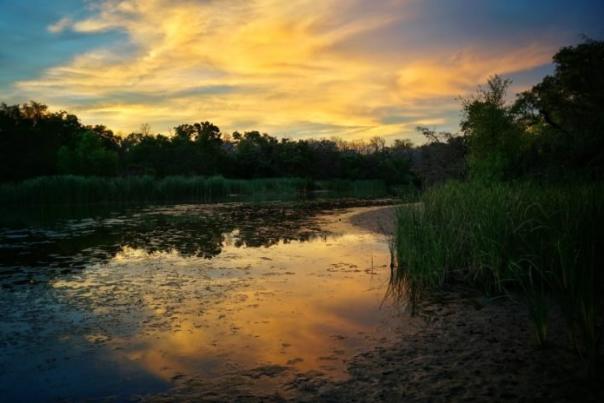 Lake Bastrop South Shore sunset