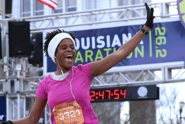 Finish Line at the Louisiana Marathon