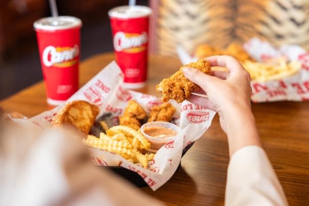 Fried Chicken and French Fries At Raising Cane's