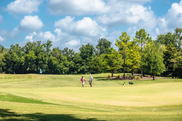 Golfing