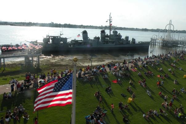 USS KIDD 4th of July