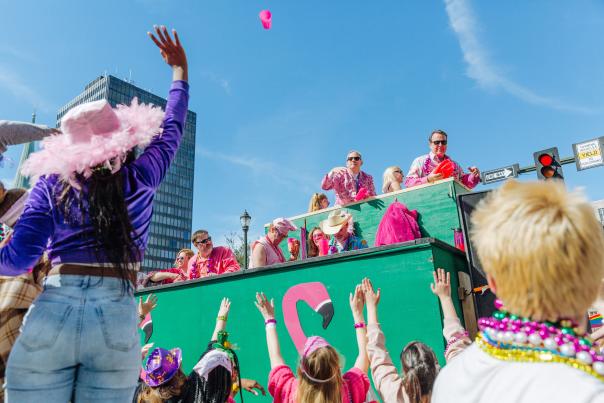 spanish town mardi gras parade