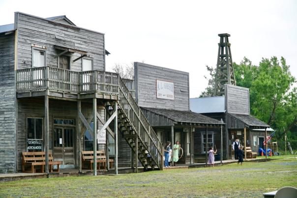 Exterior of the General Store and Spindletop in Beaumont