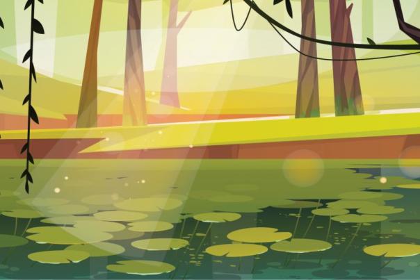 Nature cartoon