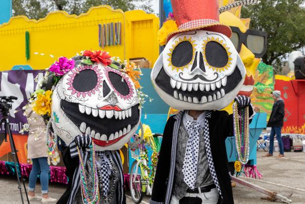 Mardi Gras Skeletons