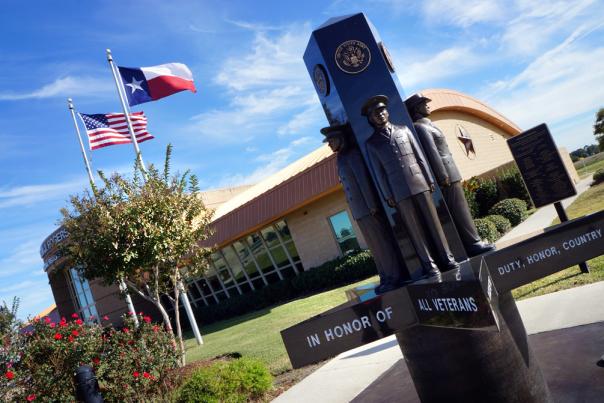 Veterans Monument at Ben J. Visitors Center