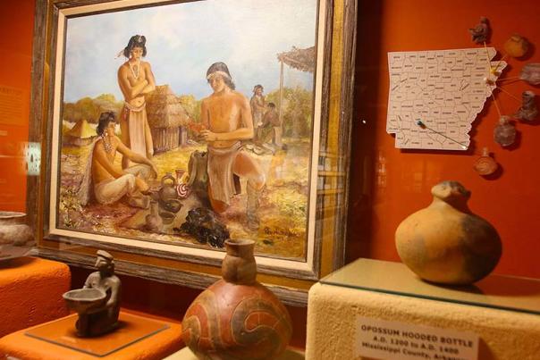 Artifacts from the Museum of Native American History in Bentonville Arkansas
