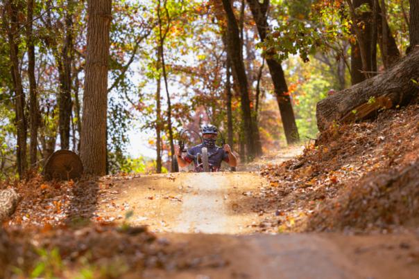 Adaptive Cyclist in the Fall