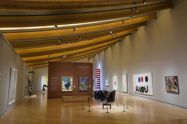 Exhibition room at Crystal Bridges Museum of American Art in Bentonville Arkansas