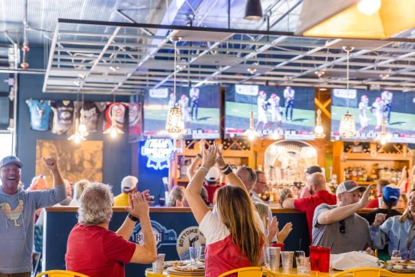 Game Day at Pedaler's Pub