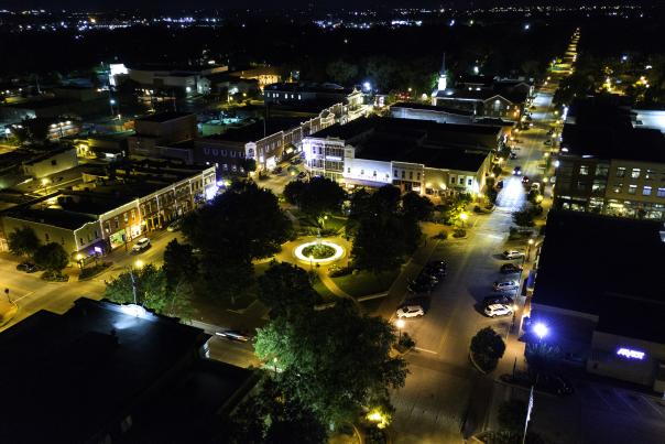 Bentonville from the sky 1