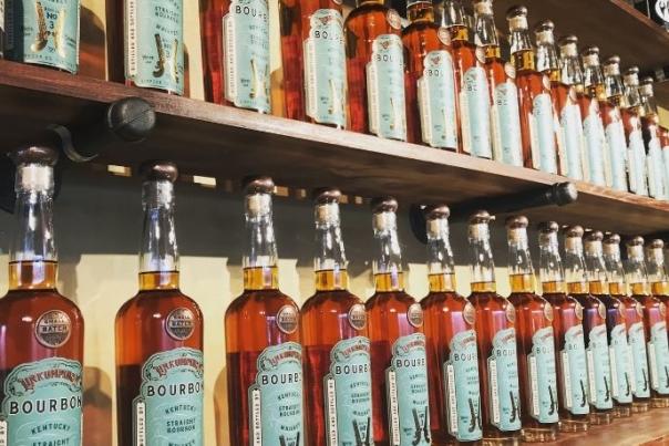 Bottles of Dueling Grounds Bourbon