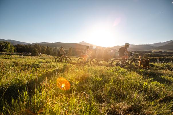 Mountain biking in Big Sky