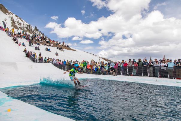 Pond Skim at Big Sky Resort