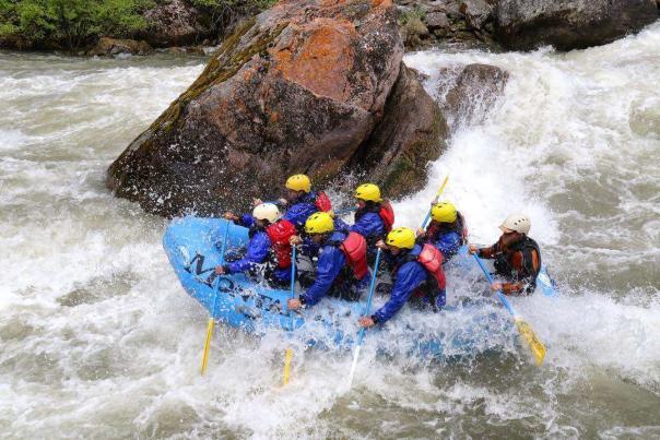 Whitewater Rafting On The Gallatin River In Big Sky, Montana