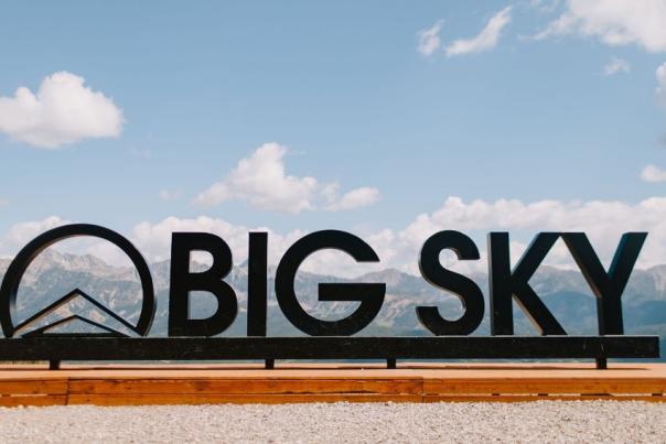 Big Sky Sign at Big Sky Resort