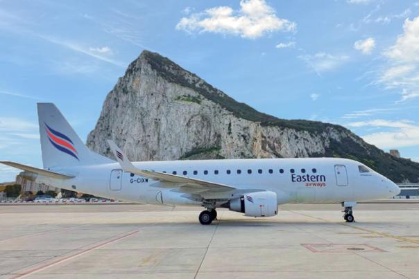 EASTERN AIRWAYS RETURNS BIRMINGHAM TO GIBRALTAR AIR LINK 