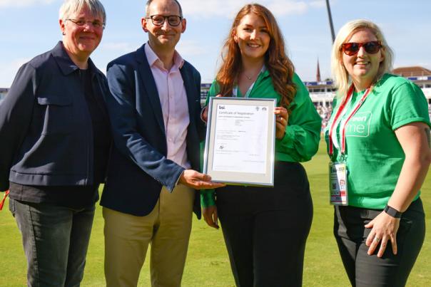 Edgbaston is first cricket ground to land BSI sustainability award