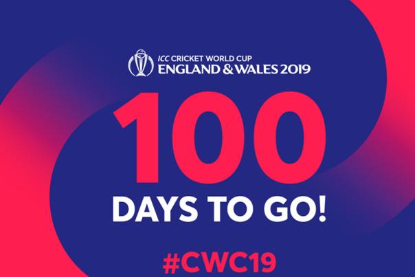Celebrations take place to mark 100 days to go until ICC Cricket World Cup 2019