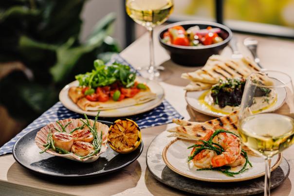 Enjoy a new menu inspired by by the Med at Bar + Block this summer