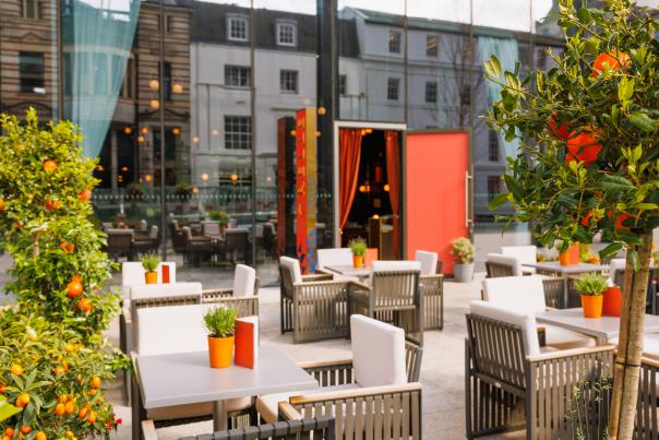 Orelle announce the opening of their new summer terrace in collaboration with Tanqueray
