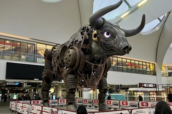 Huge boost for Birmingham New Street since Ozzy the bull’s arrival