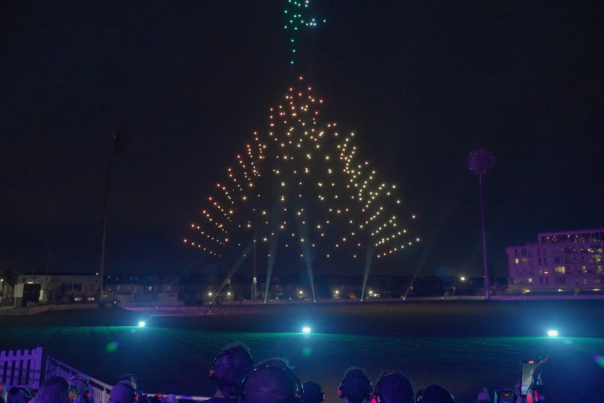 Less than two weeks until the epic drone light show, Evolution, launches in the sky 