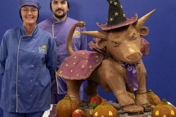 Cadbury World unveils iconic chocolate bull’s bewitching makeover for Halloween