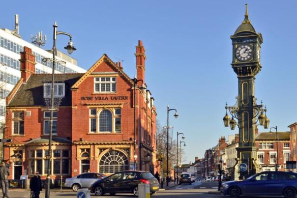 Birmingham's Jewellery Quarter in the sun