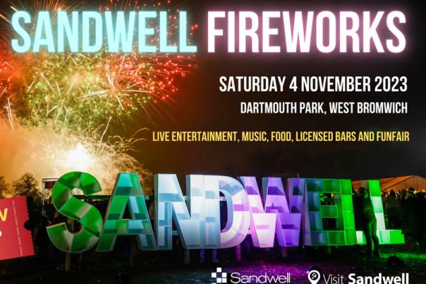 Fireworks evening, sparkling sky and a thrilling time 