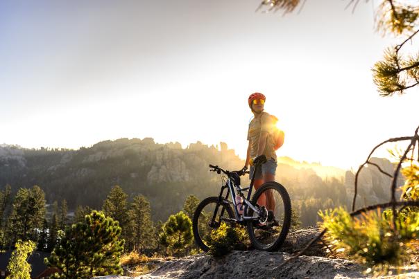 Biking in Custer State Park