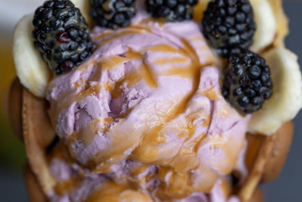 Bubble Waffle cafe ice cream
