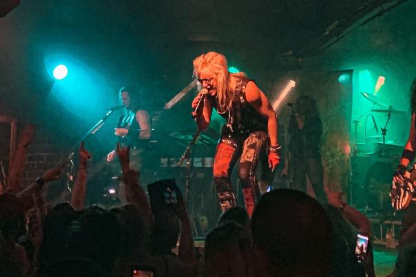 Hairbangers Ball performing at The Bluebird