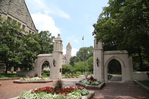 Sample Gates and IU Student Building