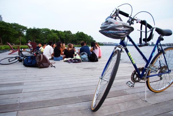 Students on Esplanade