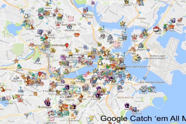 Pokemon go Catch 'em all Boston