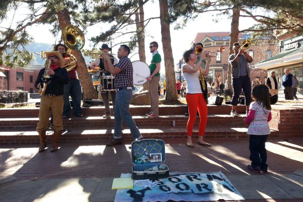 Musicians on Pearl Street