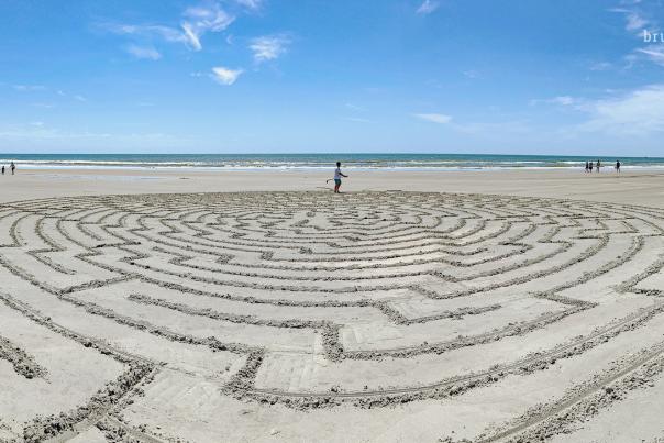 Sunset Beach Maze Man