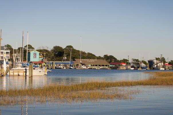 View of Southport Yacht Basin
