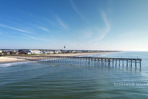 pier extending into the ocean