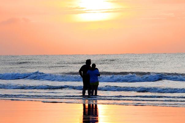 couple at sunrise