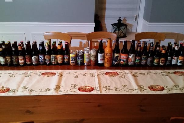 Pumpkin Beer Tasting