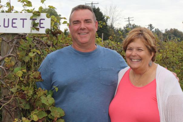 Kevin and Cindy Bishop, owners of Bishop Estate Vineyard and Winery